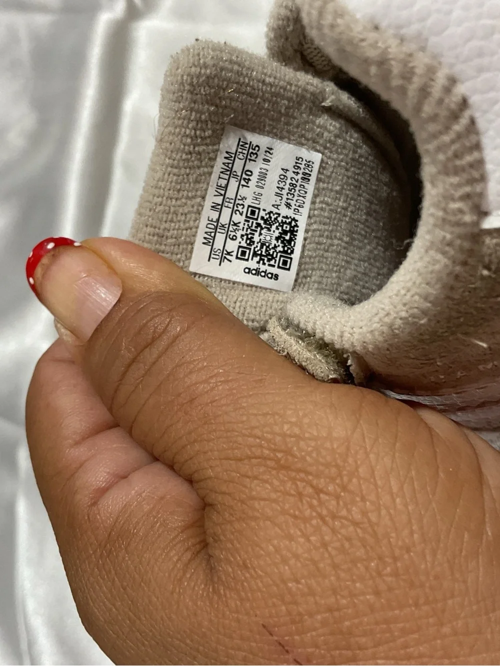 adidas Kids Suede Sneaker in Beige